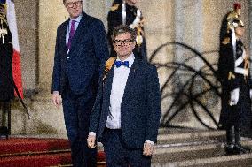 Arrivals for a State Dinner at the Elysee during the AI Action Summit - Paris RL