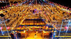 Nine-curved Yellow River Lantern Array in Handan