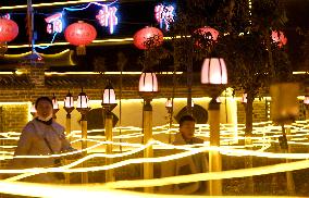 Nine-curved Yellow River Lantern Array in Handan