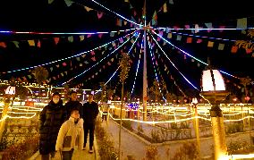 Nine-curved Yellow River Lantern Array in Handan