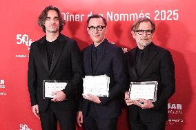 Cesar 2025 Nominee Dinner