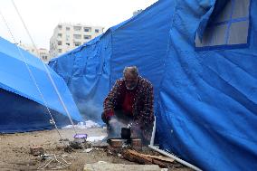 Tent Camp for Displaced Families - Gaza