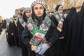 Iran Parade Basij and IRGC - Tehran