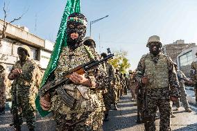 Iran Parade Basij and IRGC - Tehran
