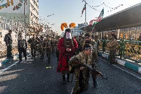 Iran Parade Basij and IRGC - Tehran