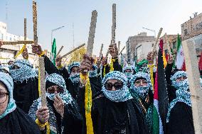 Iran Parade Basij and IRGC - Tehran