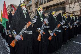 Iran Parade Basij and IRGC - Tehran