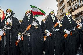 Iran Parade Basij and IRGC - Tehran