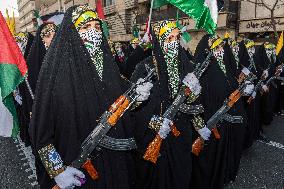 Iran Parade Basij and IRGC - Tehran