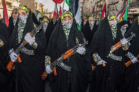 Iran Parade Basij and IRGC - Tehran