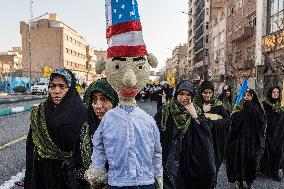 Iran Parade Basij and IRGC - Tehran