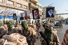 Iran Parade Basij and IRGC - Tehran