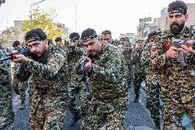 Iran Parade Basij and IRGC - Tehran