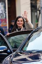 Queen Letizia Presides Over FRACE Foundation Awards - Madrid