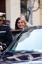 Queen Letizia Presides Over FRACE Foundation Awards - Madrid