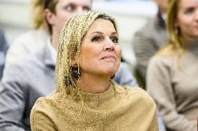 Queen Maxima On A Working Visit - Diemen