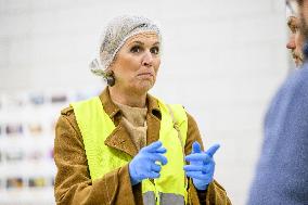 Queen Maxima On A Working Visit - Diemen
