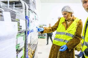 Queen Maxima On A Working Visit - Diemen
