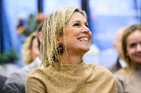 Queen Maxima On A Working Visit - Diemen