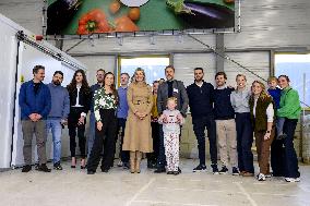 Queen Maxima On A Working Visit - Diemen
