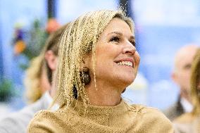 Queen Maxima On A Working Visit - Diemen