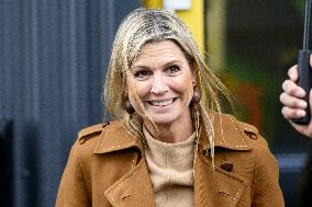 Queen Maxima On A Working Visit - Diemen