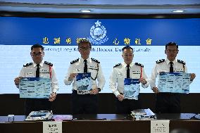 Hong Kong Police Press Conference On Law And Order Situation In 2024