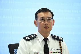 Hong Kong Police Press Conference On Law And Order Situation In 2024