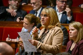 Questions to the government at the National Assembly in Paris FA