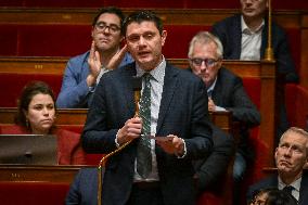 Questions to the government at the National Assembly in Paris FA