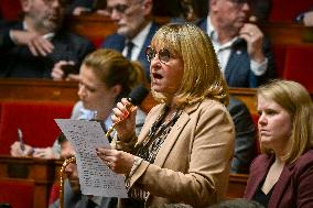 Questions to the government at the National Assembly in Paris FA