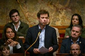 Questions to the government at the National Assembly in Paris FA