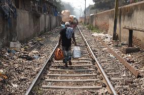 Daily Life In Kolkata, India