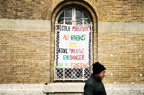 Protest In Paris, France