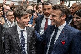 Macron at Business Day - Summit For Action On AI - Paris