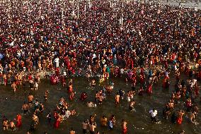 Ongoing Maha Kumbh Mela Festival In Prayagraj, India