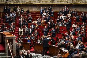 Questions to the government at the National Assembly in Paris FA