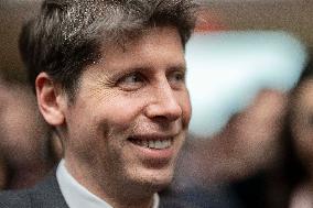 Sam Altman, CEO of OpenAI at Business Day - Summit For Action On AI - Paris
