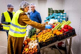 Queen Maxima On A Working Visit - Diemen