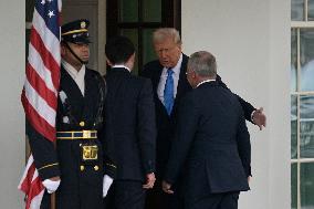 DC: President Trump and King of Jordan Abdullah II hold a bilateral meeting