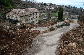 Bed And Breakfast Le Berthoir And Floods In Pélussin In France