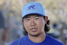 Baseball: Chicago Cubs pitcher Imanaga