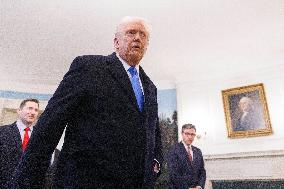 President Trump Welcomes Released Russian Prisoner Mark Fogel at White House