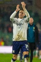 Norwich City FC v Preston North End FC - Sky Bet Championship