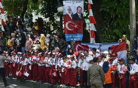 Turkish President Recep Tayyip Erdogan Visit Indonesia