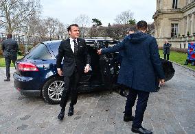 President Macron And Indian PM Modi At Franco-Indian Economic Forum Closing - Paris