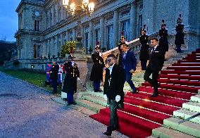 President Macron And Indian PM Modi At Franco-Indian Economic Forum Closing - Paris