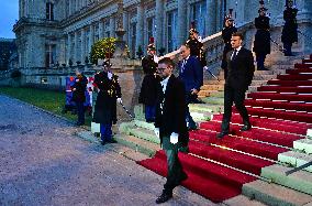 President Macron And Indian PM Modi At Franco-Indian Economic Forum Closing - Paris