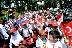 Turkish President Recep Tayyip Erdogan Visit Indonesia