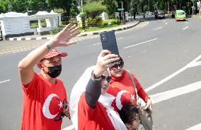 Turkish President Recep Tayyip Erdogan Visit Indonesia